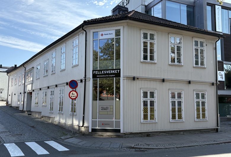 Lunsjmøte på Fellesverket med Røde Kors